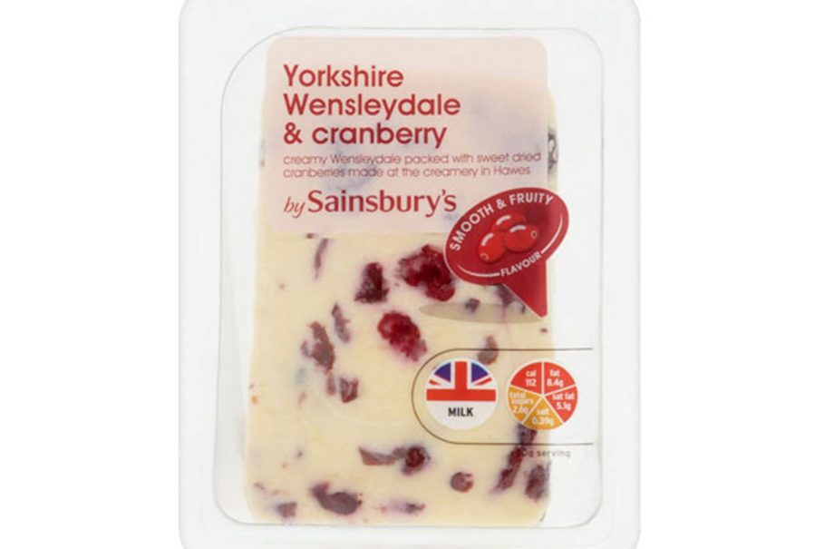 Wensleydale with cranberries
