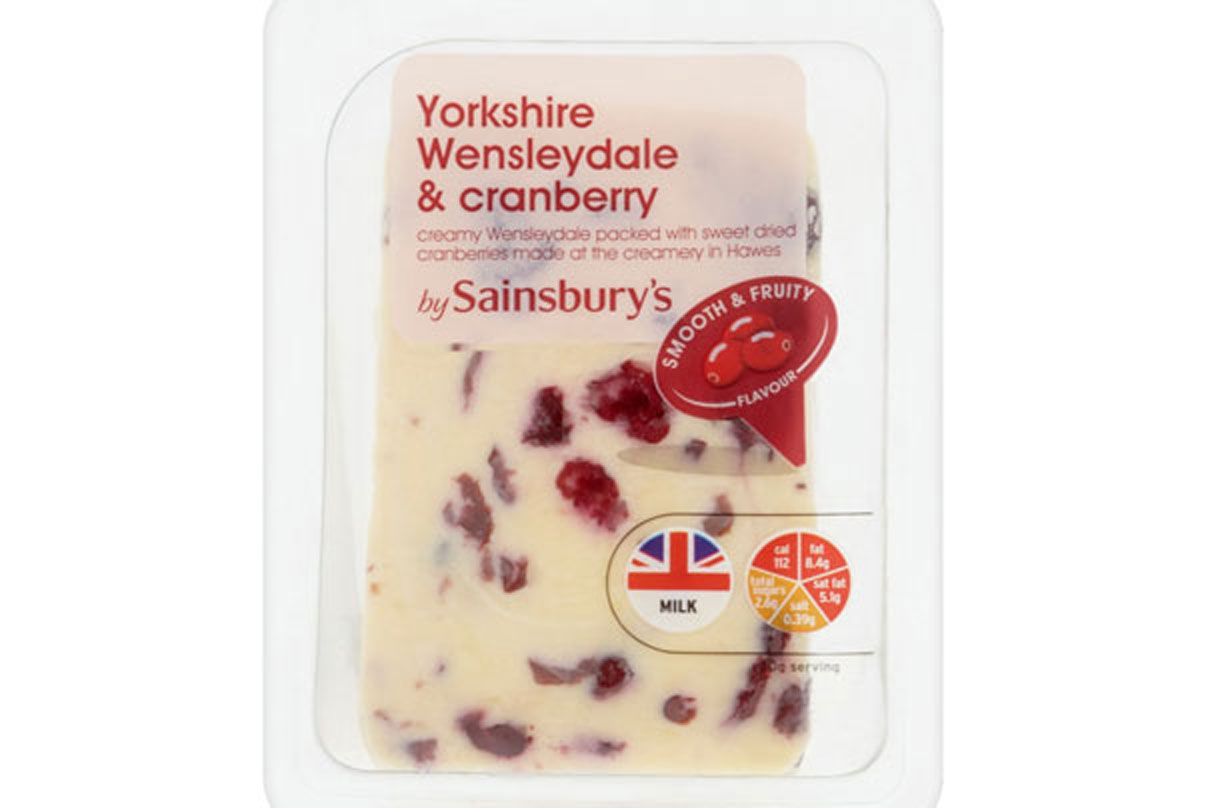 Wensleydale with cranberries