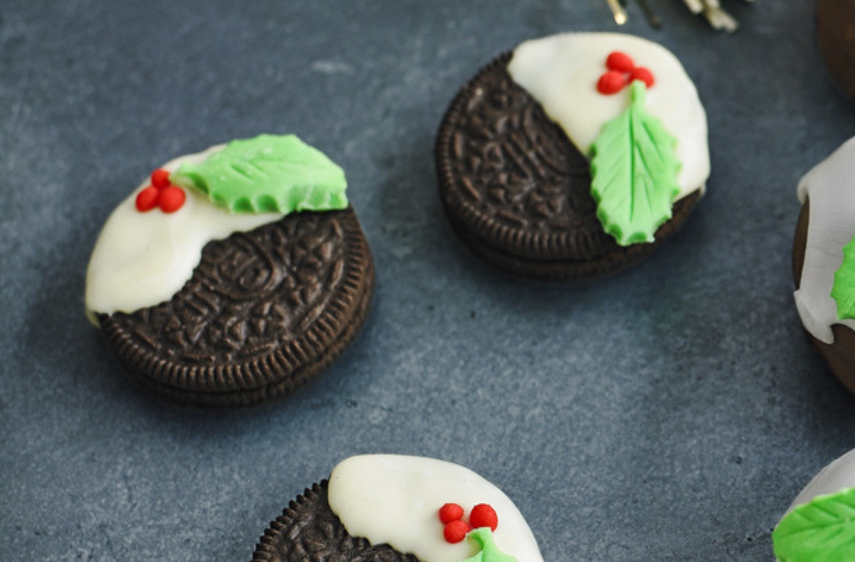 christmas recipes kid friendly_oreo_christmas_pudding