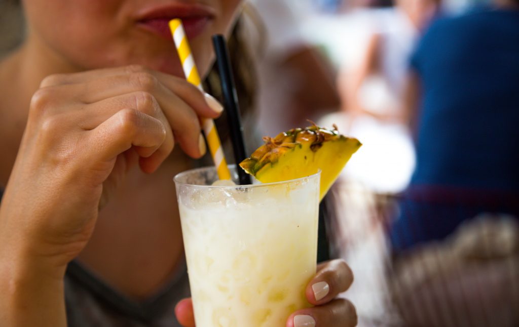 rum cocktails pina colada
