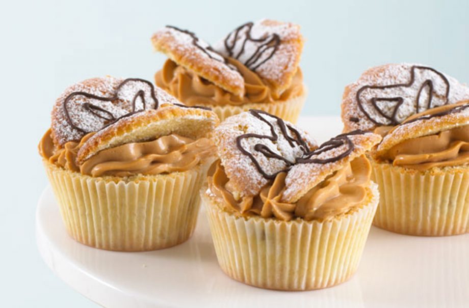 Annabel Karmel's banana butterfly cakes