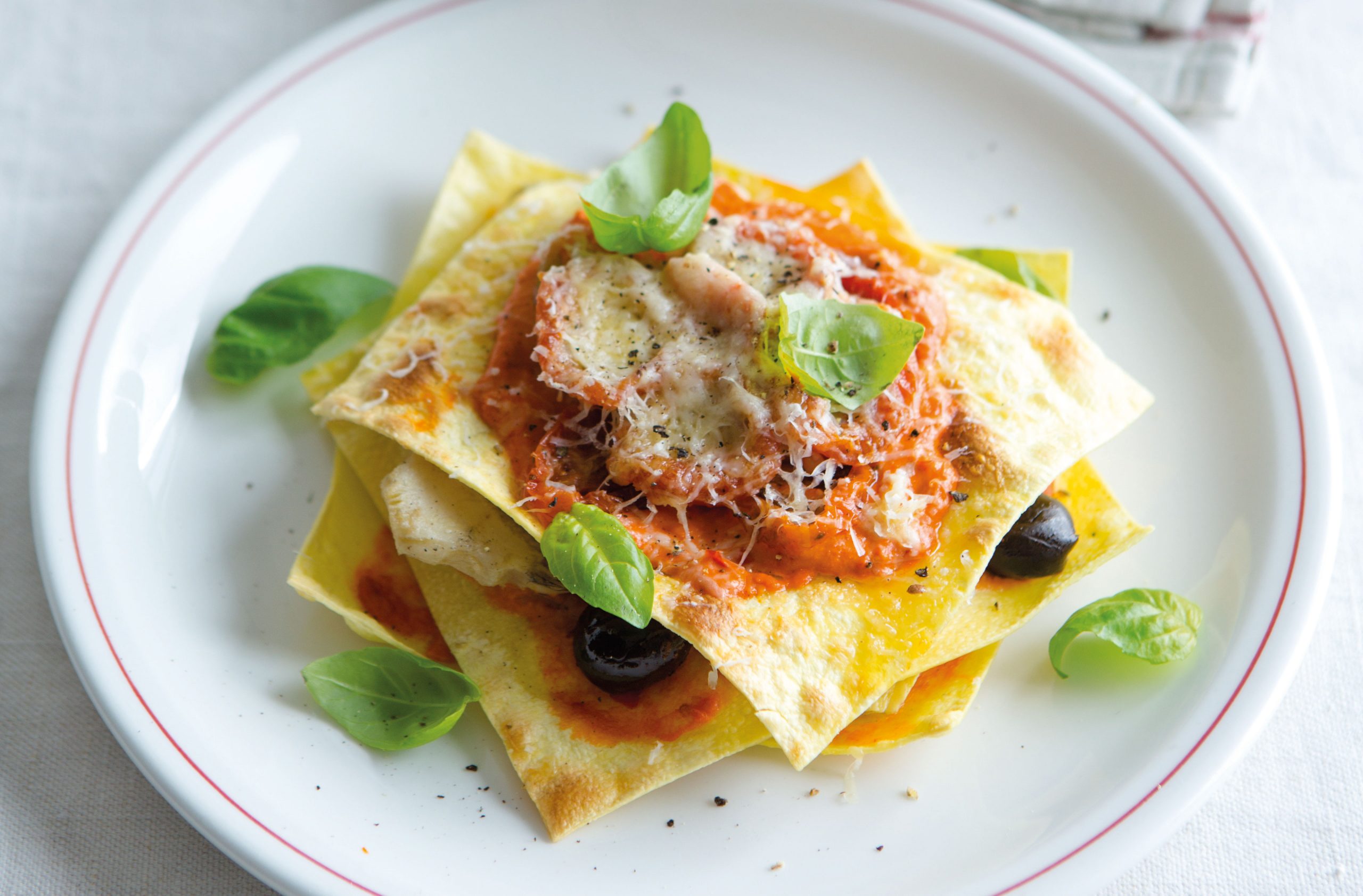 Antipasti open lasagne
