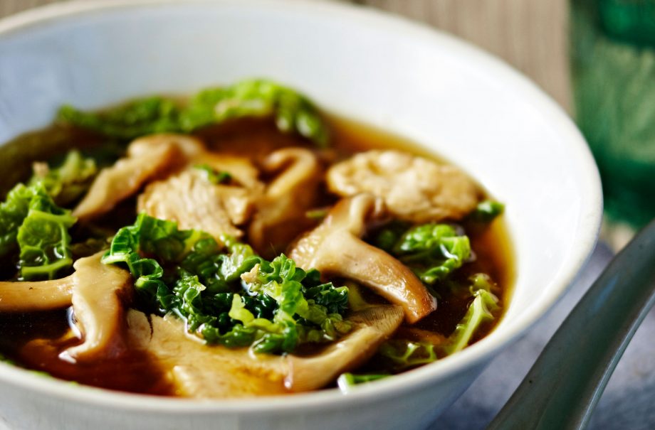 Chicken miso soup