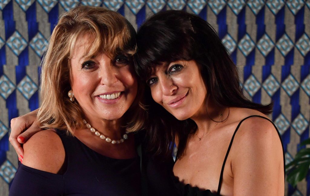 Eve Pollard and Claudia Winkleman