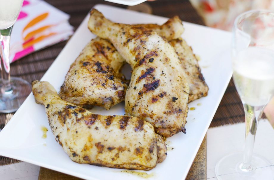 Fragrant orange marinated chicken legs