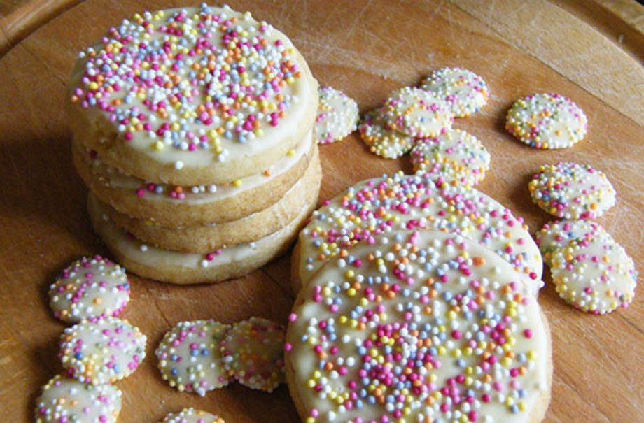 Jazzy shortbread biscuits