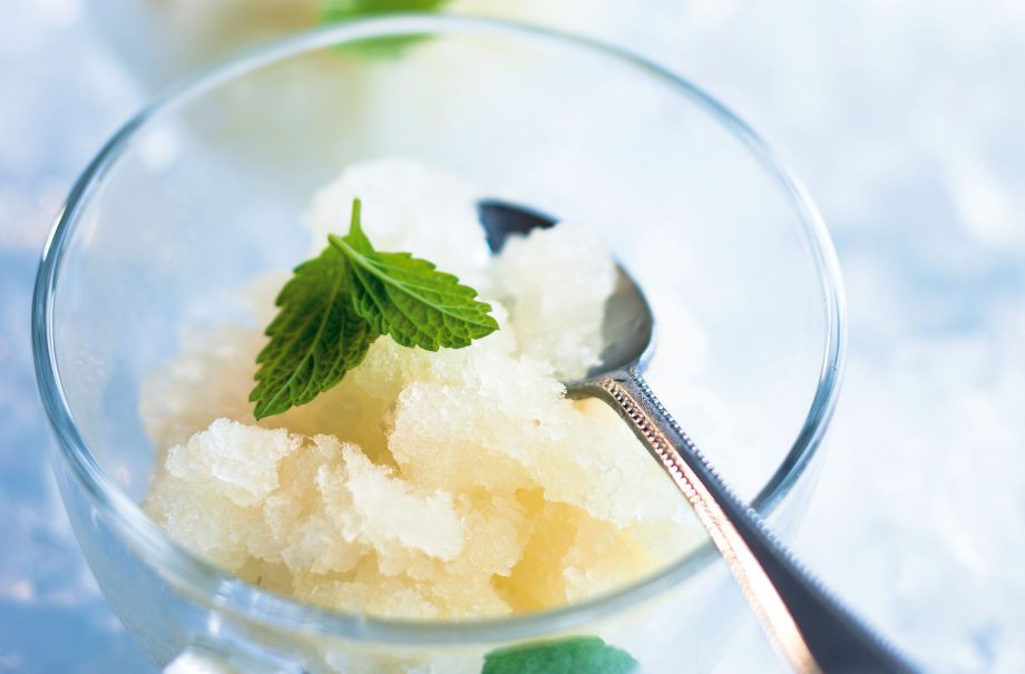 Lemon sorbet