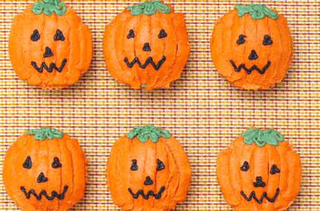 Pumpkin and maple cupcakes