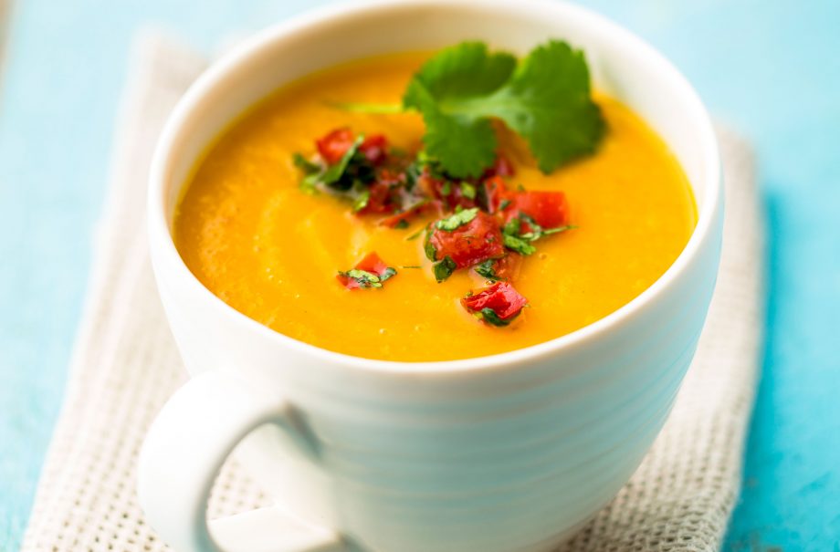 Pumpkin and pepper soup