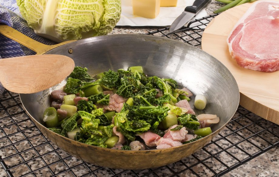 Savoy Cabbage With Bacon And Garlic Lunch Recipes GoodtoKnow