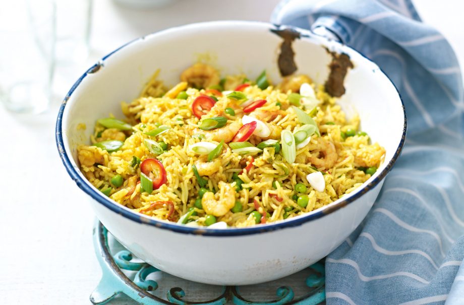 Singapore egg fried rice