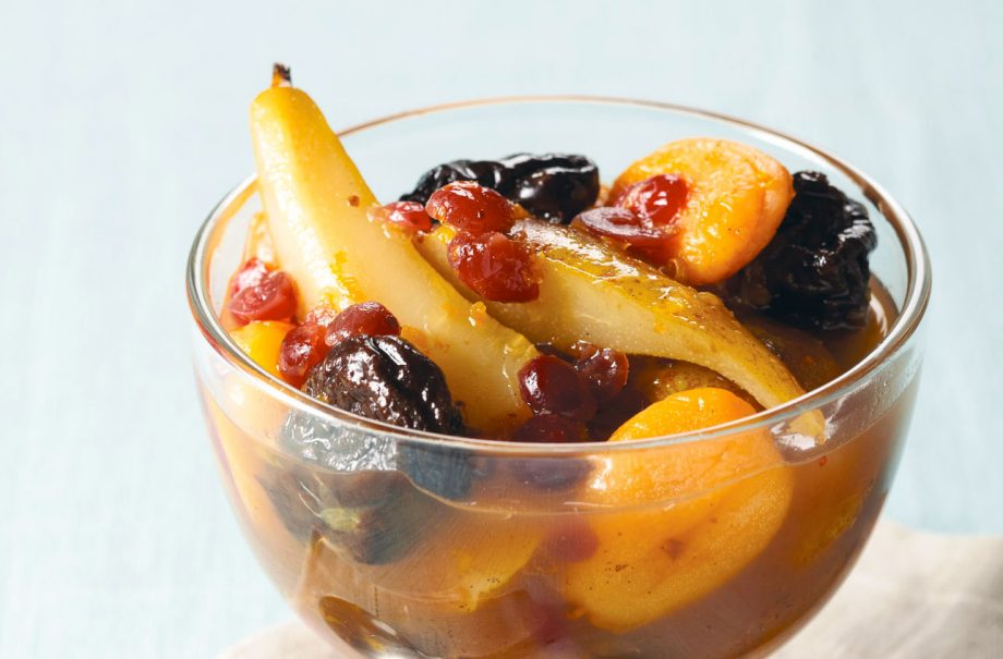 Winter fruit compote