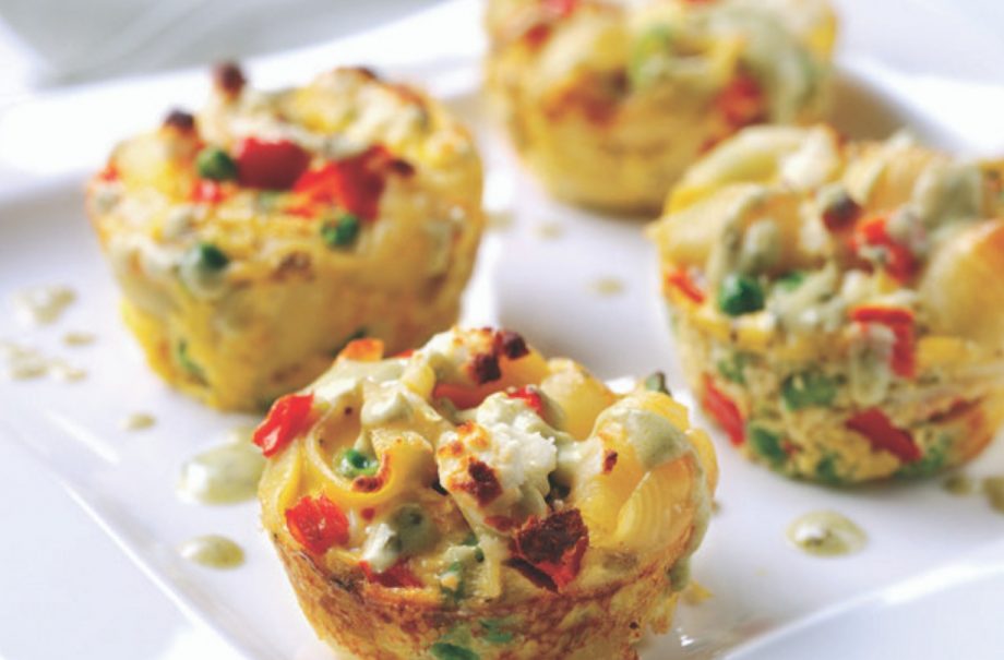 canape recipe_Mini vegetable frittatas