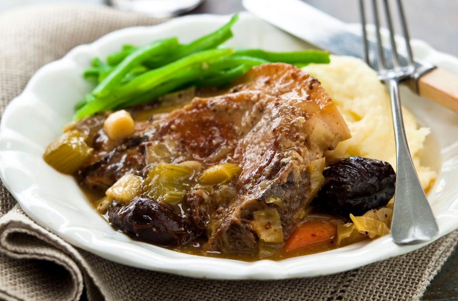 Pork and prune casserole