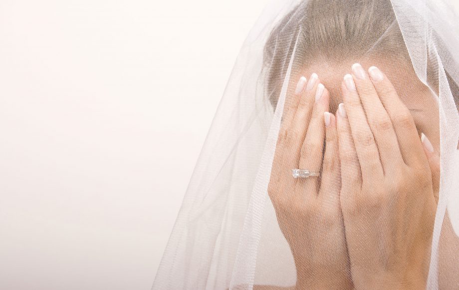 stressed bride
