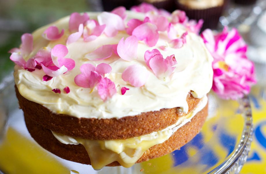 Fiona Cairns’ almond, apricot and rose petal cake