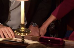William and Kate holding hands
