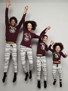 Matching family pyjamas harry potter