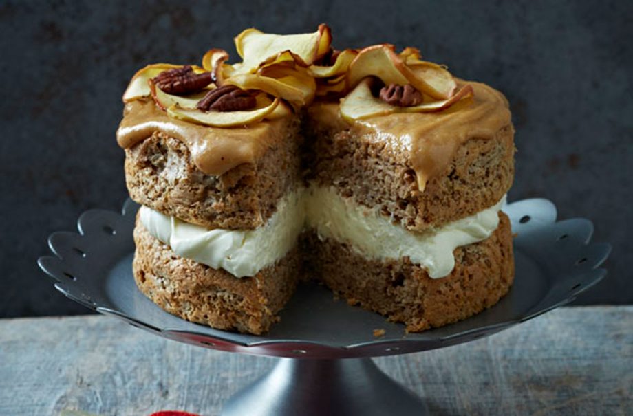 Parsnip, pecan and apple cake