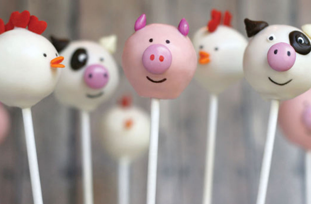 Pigs cake pops