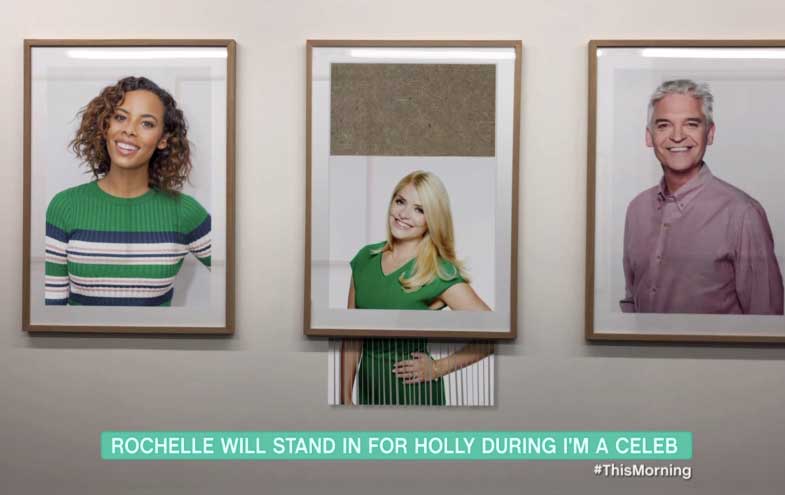 holly willoughby banksy this morning