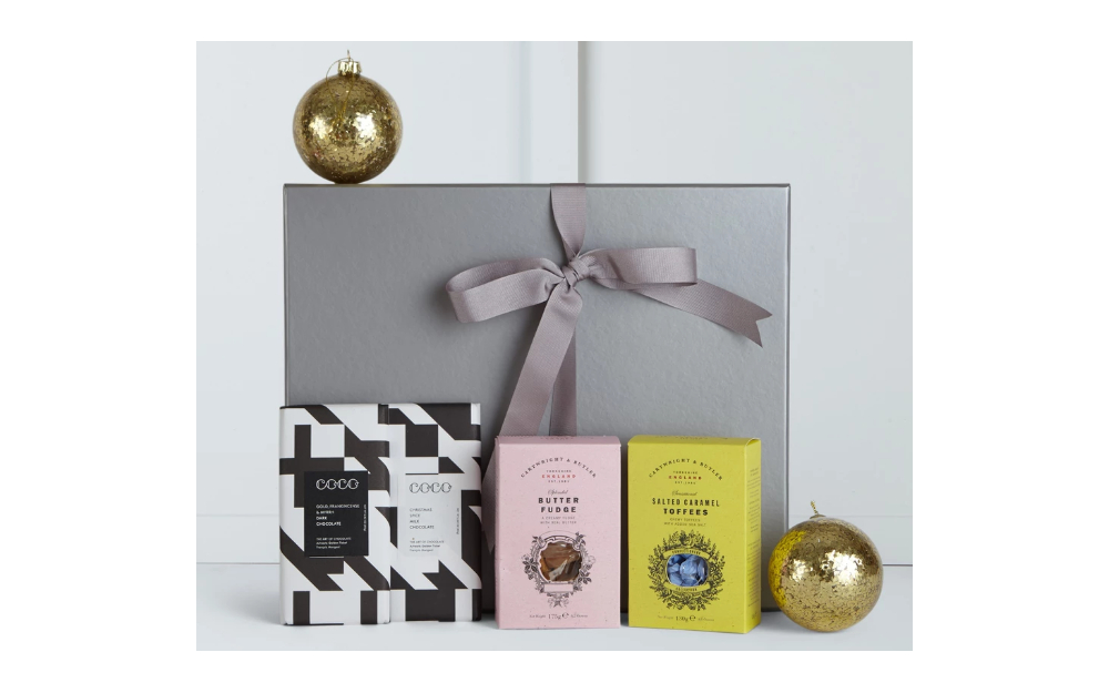 Indulgent Christmas hampers and gift sets under £30