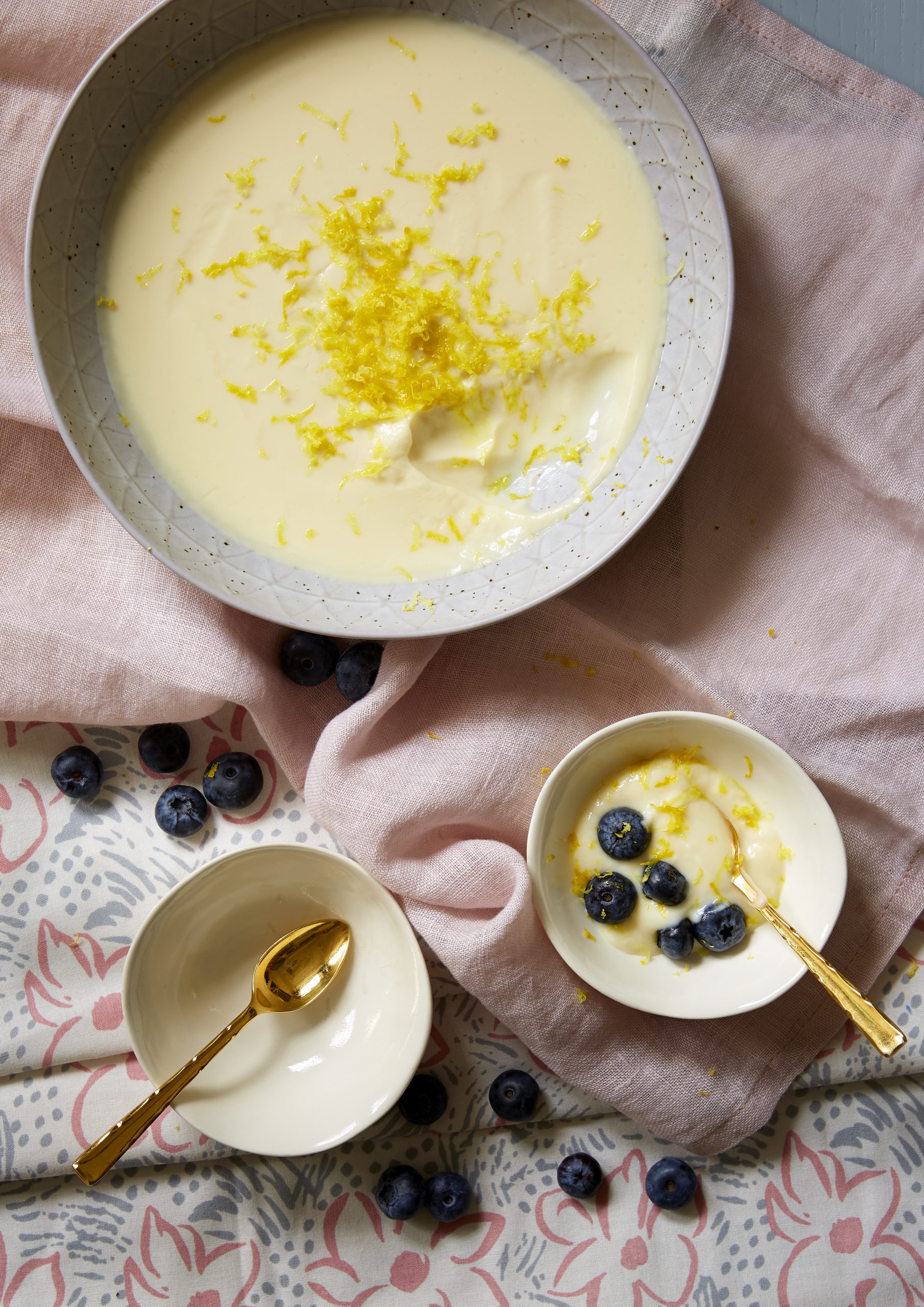 Low Fat Lemon Possets Dessert Recipes Goodtoknow