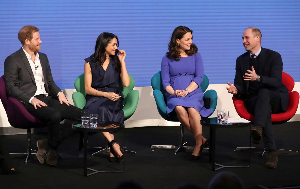Prince Harry, Meghan Markle, Catherine, Duchess of Cambridge and Prince William