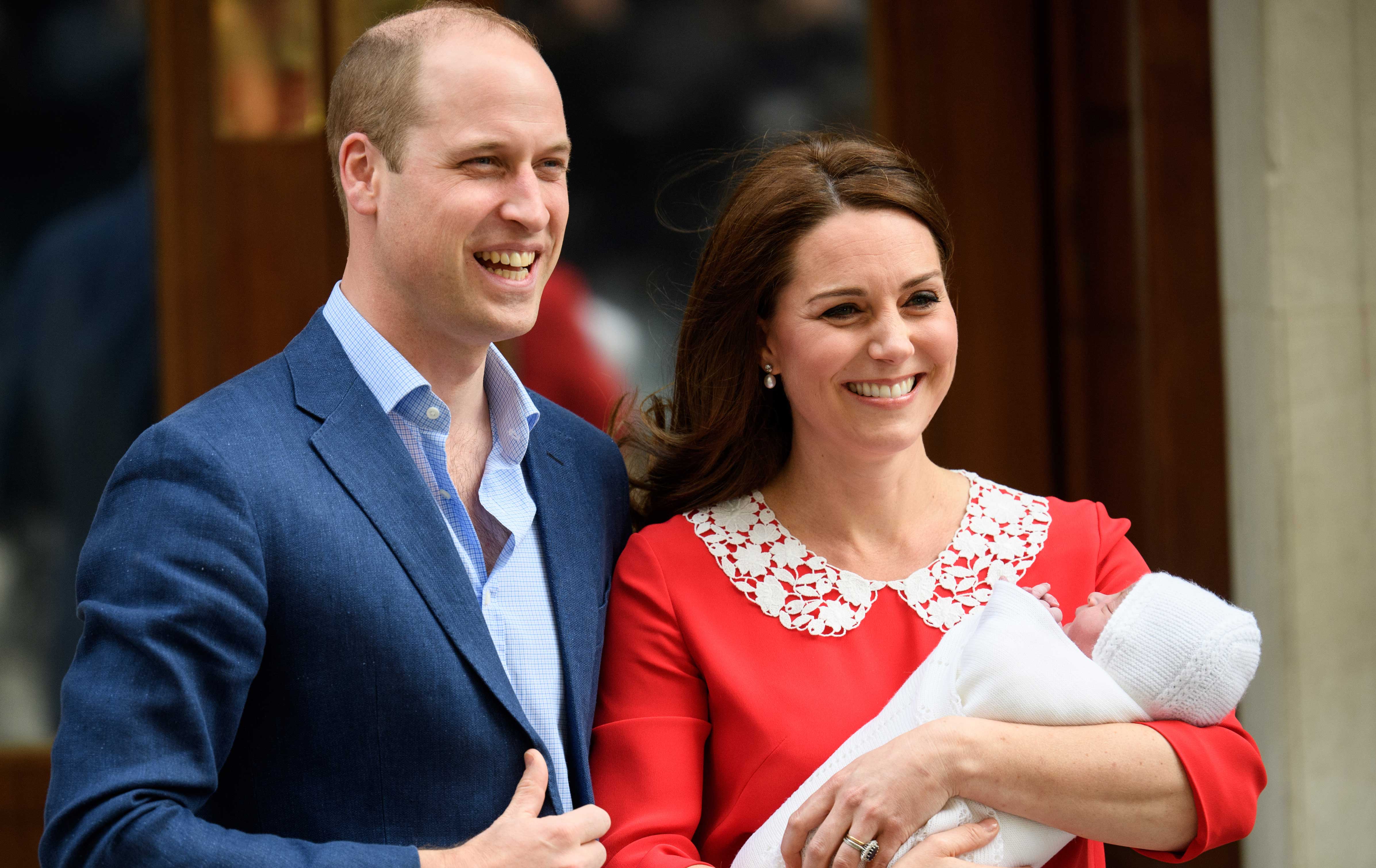 Kate Middleton Prince William Prince Louis