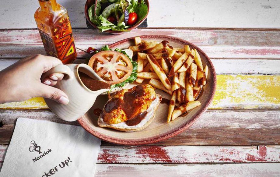Nando's Christmas menu chicken gravy