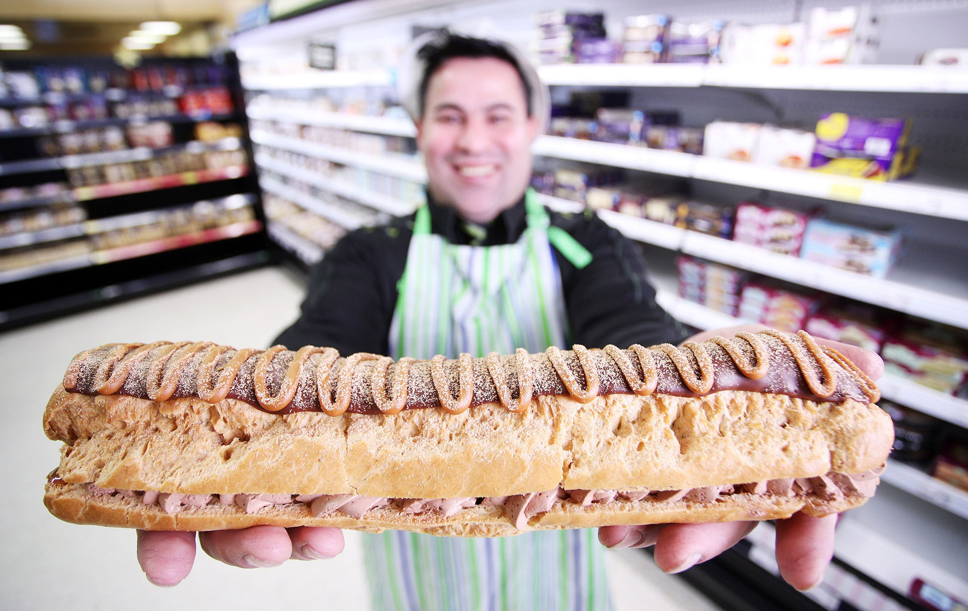 The Asda giant eclair is back for Christmas and is more indulgent than ever