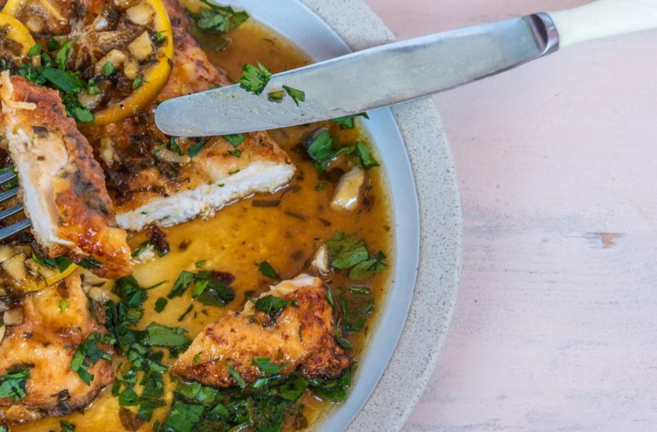 Lemon and tarragon sauce