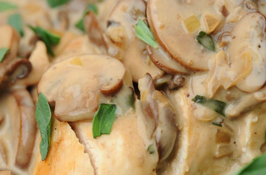 Mushroom and tarragon sauce
