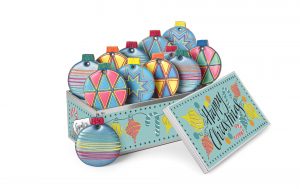 filled christmas baubles