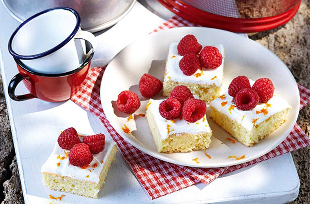 Slimming World's orange and raspberry bites