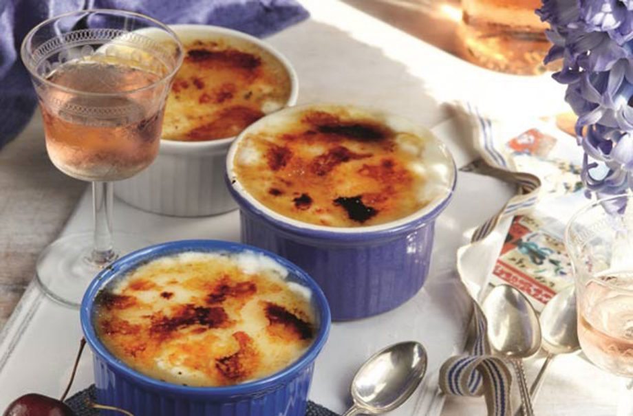 Slimming World’s cherry and vanilla brulees