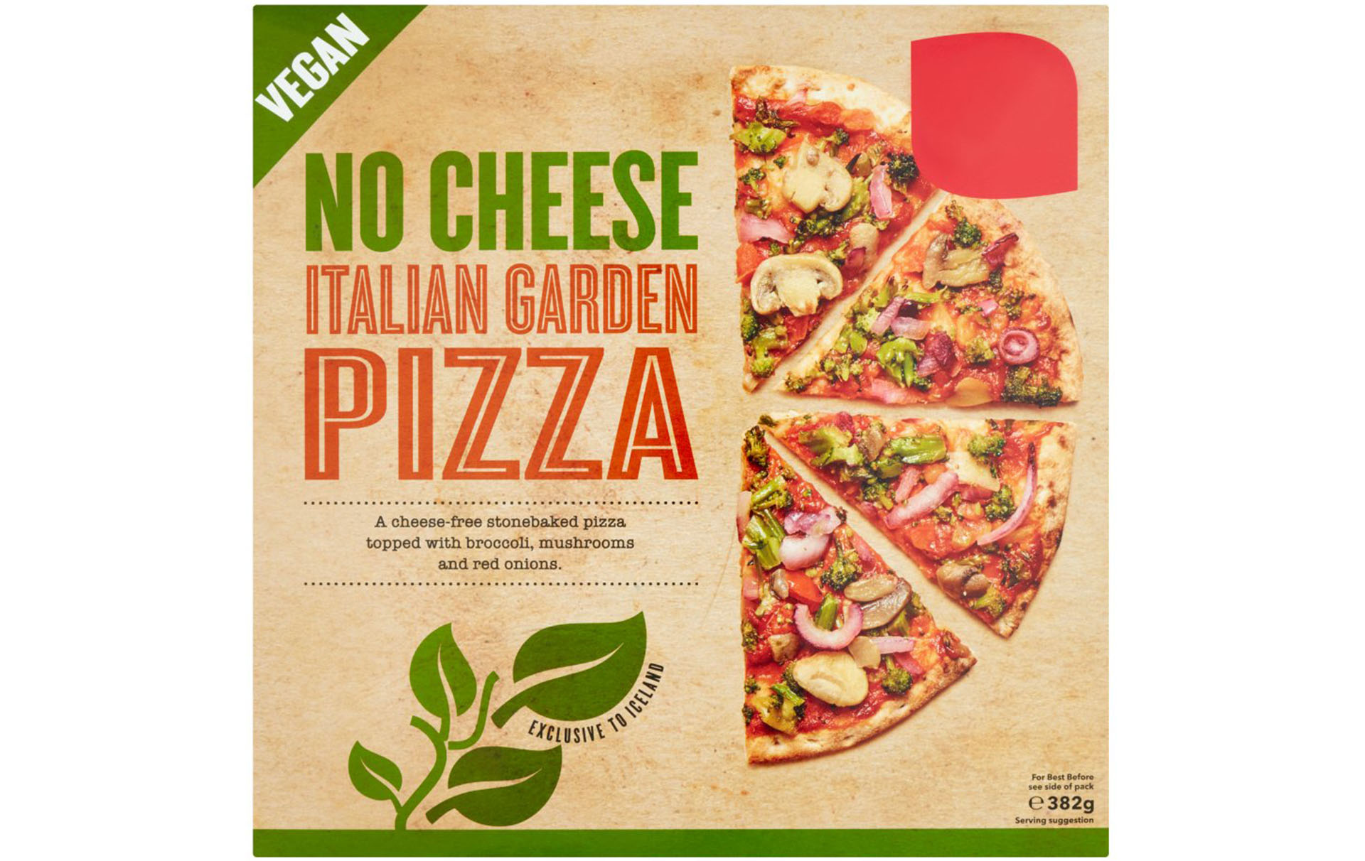 Iceland vegan pizzas