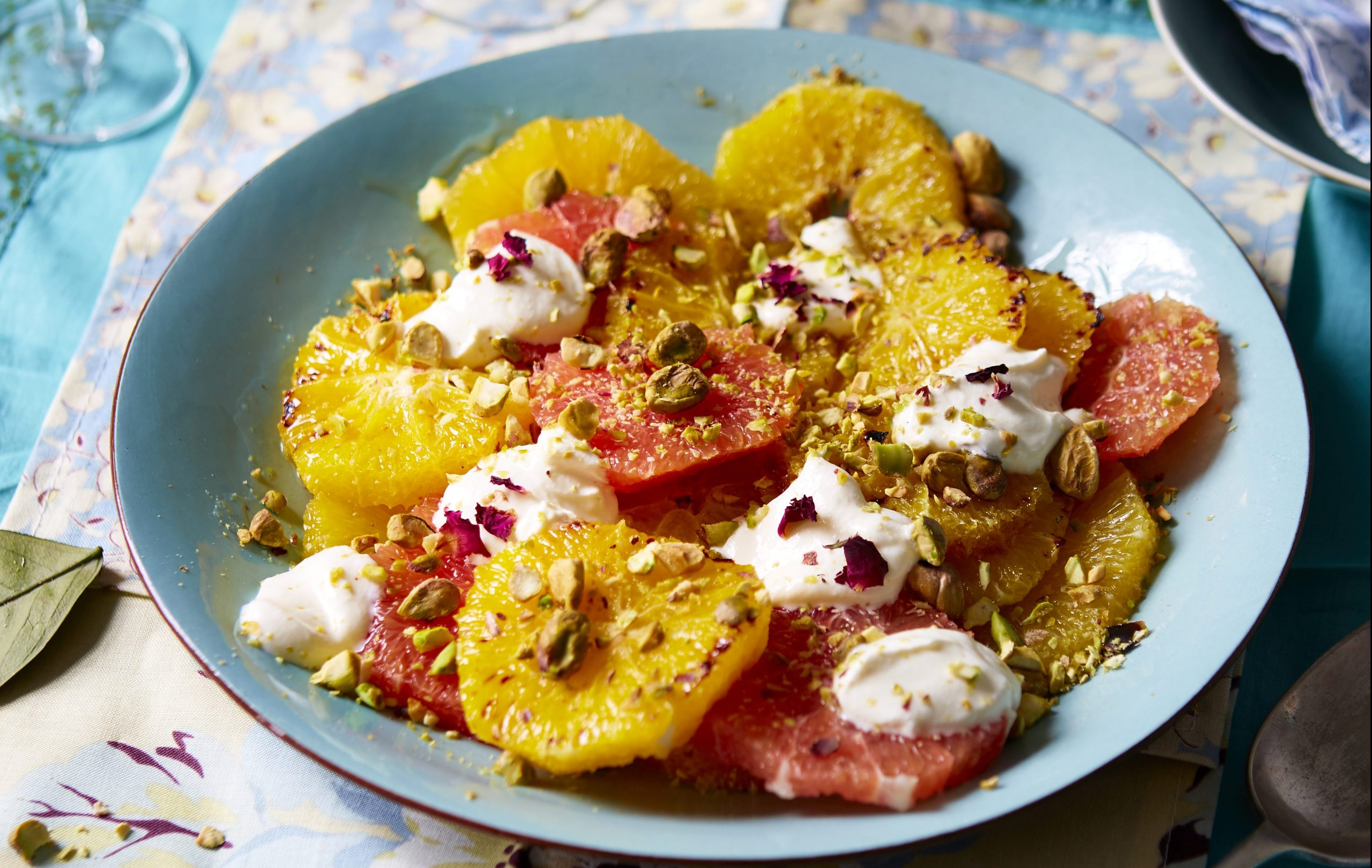 Grilled Oranges With Pistachios Dessert Recipes GoodtoKnow
