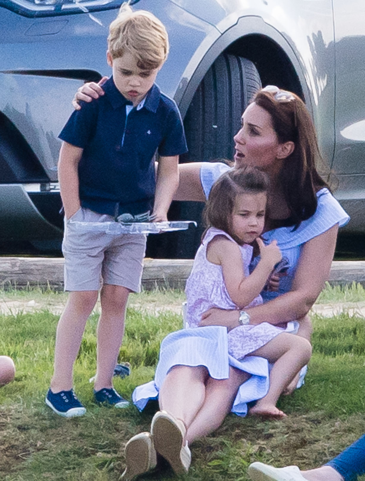 kate middleton george charlotte half term swimming trip