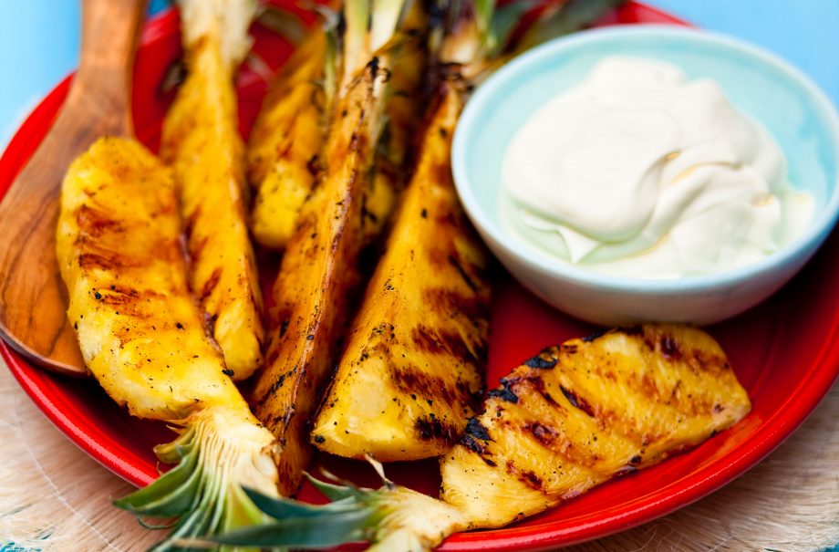 How to BBQ pineapples