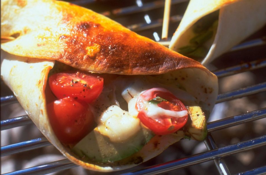 How to BBQ quesadillas