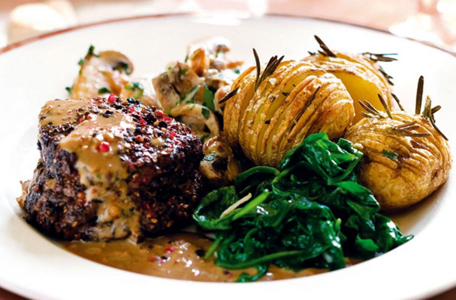 Mushroom, parsley and mustard sauce