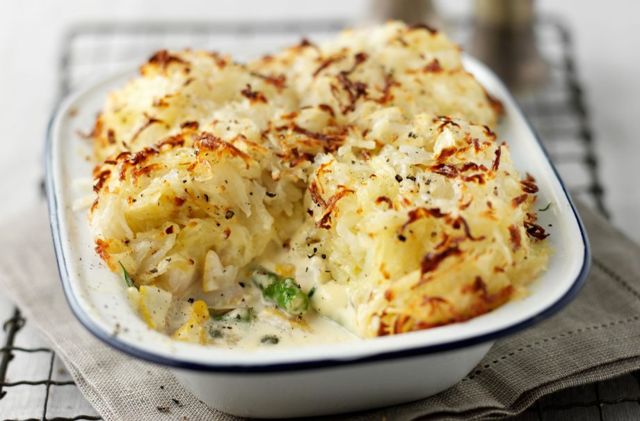 Rosti fish pie