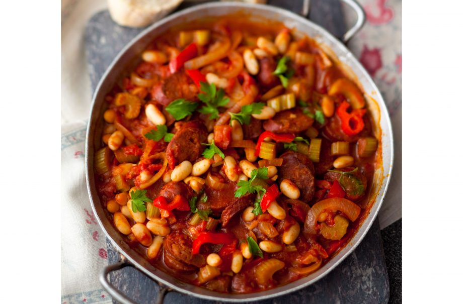Andalusian-style chorizo with beans
