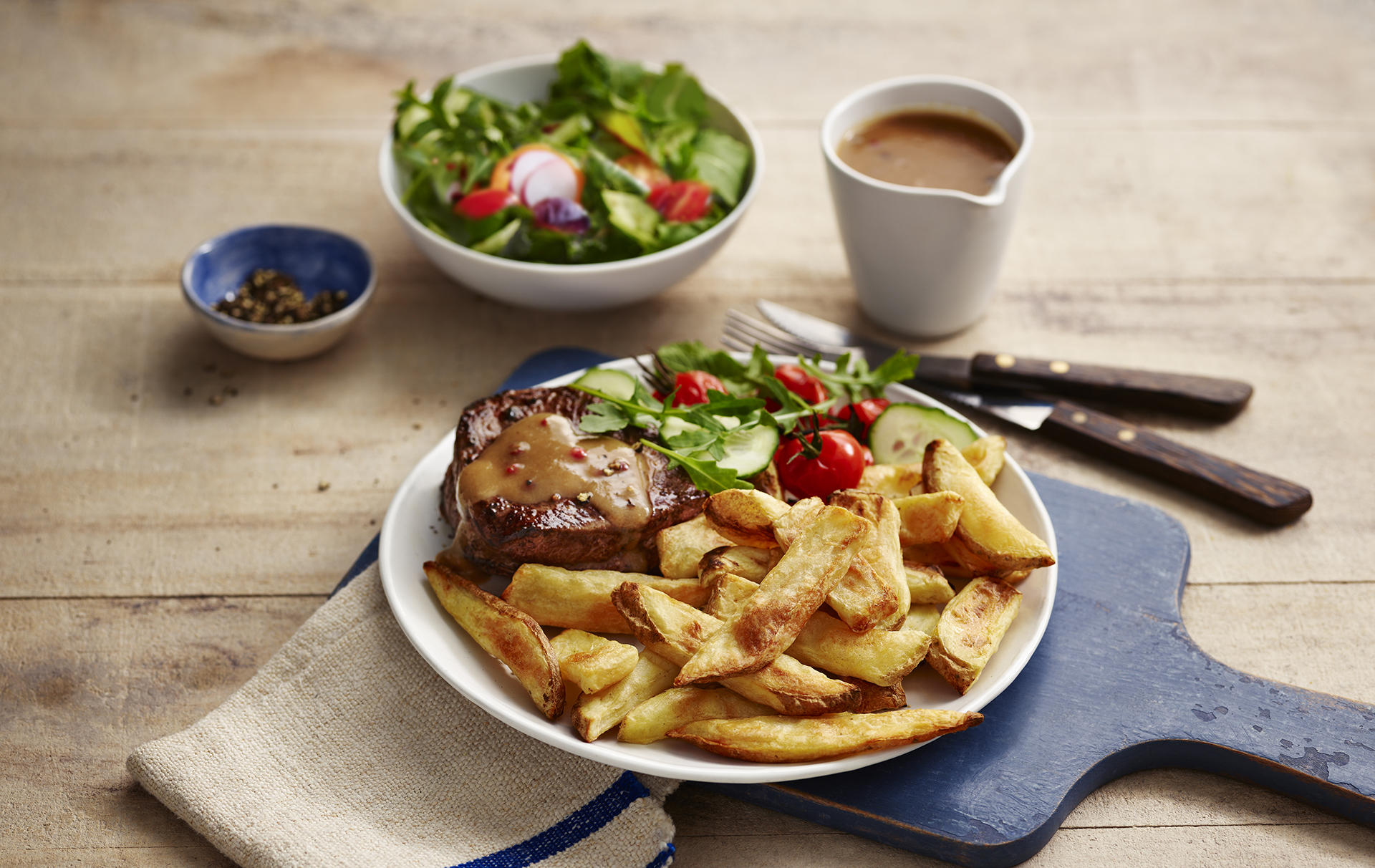 Chips and gravy