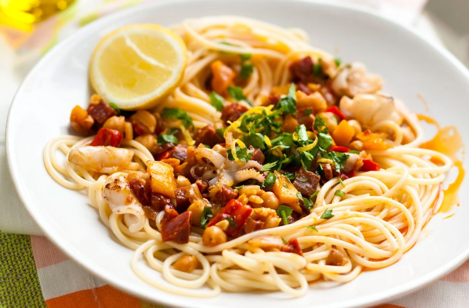 Spanish-style spaghetti