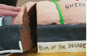 celebrity bake off joe wilkinson star baker bottom cake