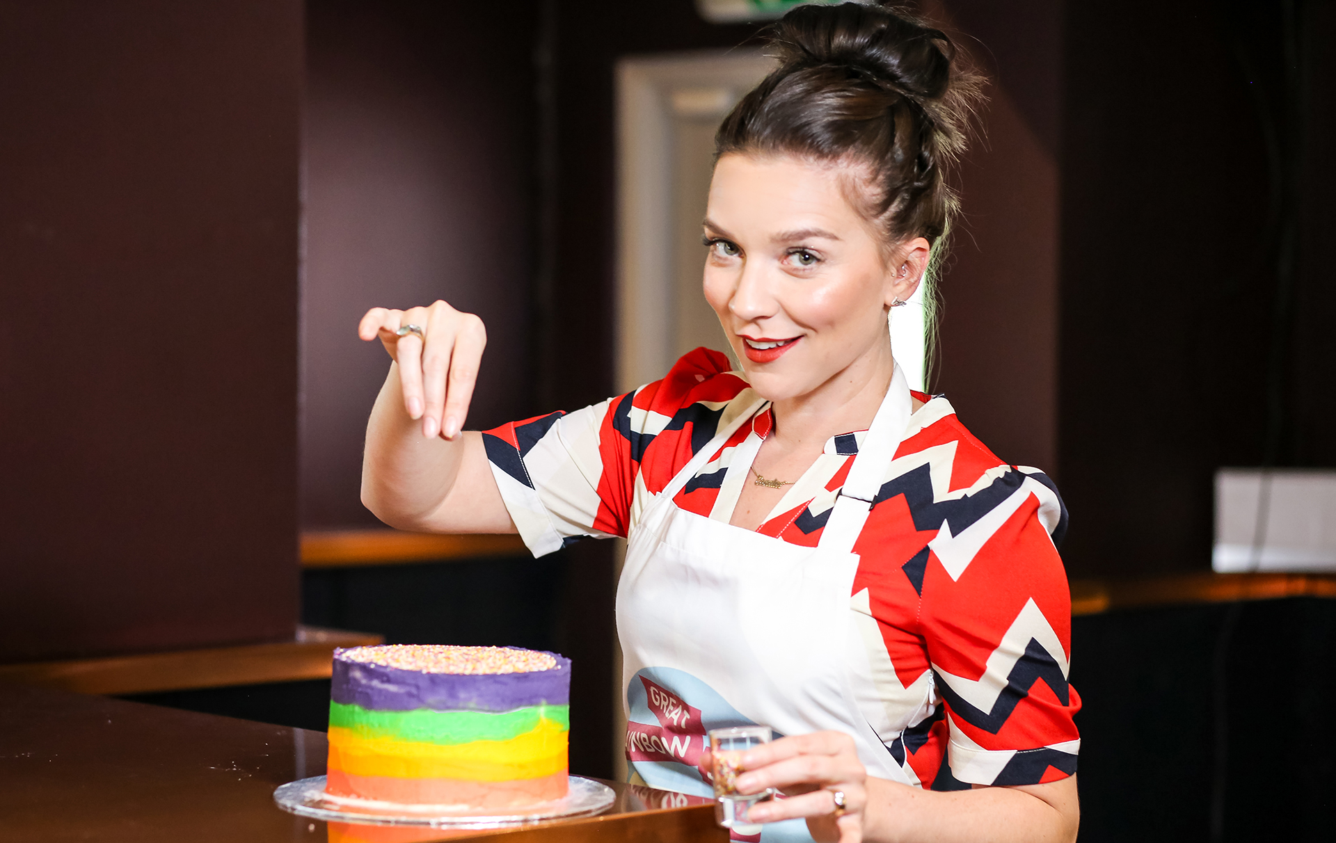 candice brown great rainbow bake