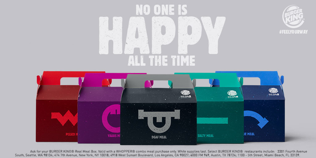 Burger King meals