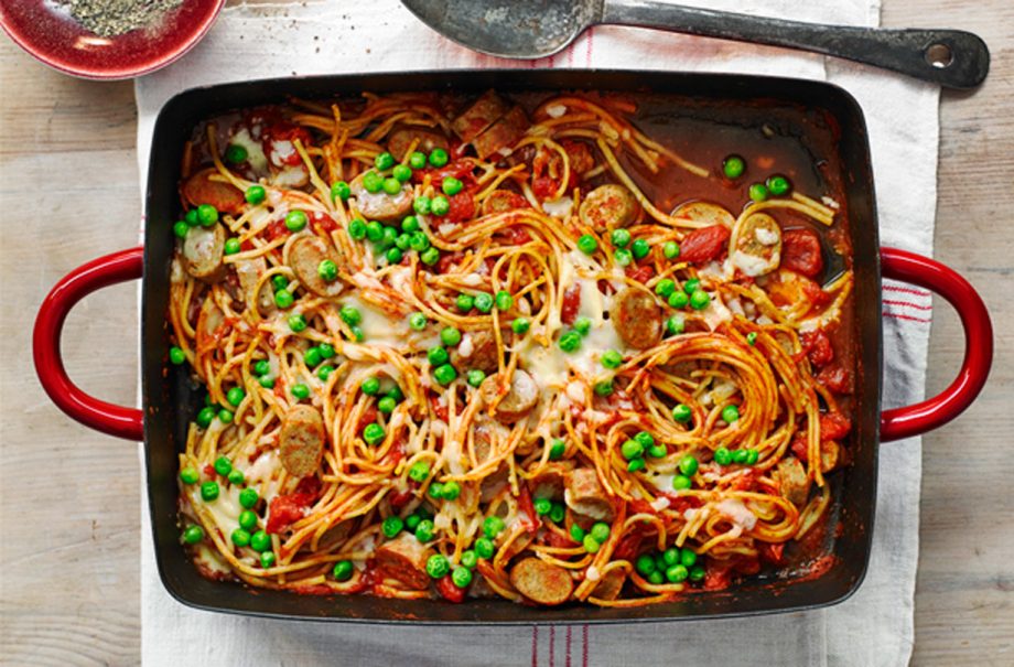 Quorn Sausage Pasta Bake